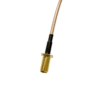 Cable coaxial RG316 de 10 cm con conector SMA hembra de panel a SMA macho, ensamblaje de fábrica