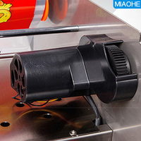 Machine de scellage à chaud de type tiroir en acier inoxydable à poste unique pour l'emballage de barquettes en plastique de repas prêts à consommer, salades et fruits