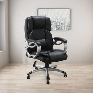 Silla giratoria de oficina giratoria para junior de muebles ejecutivos de cuero Pu moderna a la venta - Product Image 3