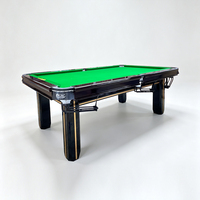 Table de billard carrée PUSHIZHE à cadre métallique, faible entretien, design moderne, haute performance, style familial