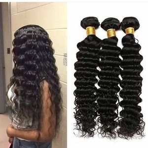 Paquetes de cabello brasileño crudo <span class=keywords><strong>SL</strong></span> al por mayor, cabello virgen con cutícula alineada, paquete al por mayor, vendedores de cabello virgen - Product Image 1