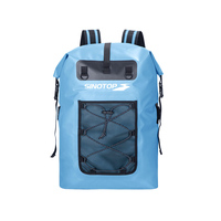 SINOTOP 30L50L80L 500D PVC robuste extérieur étanche Trekking sac multifonctionnel étanche sac à dos pour l'alpinisme
