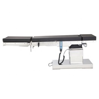 Table d'opération électro-hydraulique 2100x520mm avec sections pneumatiques tête/jambes 30 °   Conception ultra-basse Trendelenburg