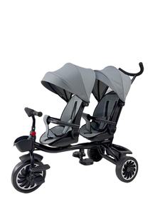 WAQILE Nuevo <span class=keywords><strong>Triciclo</strong></span> Multifuncional para Niños, <span class=keywords><strong>Triciclo</strong></span> Doble con Asientos Giratorios Reclinables, Carrito Cuatro en Uno, 2-4 Años - Product Image 1