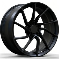 Rines Ligeros de Aleación Forjada Personalizados en Negro Satinado de 18, 19 y 20 Pulgadas, 5x112, 5x114.3, 5x120 para Autos de Pasajeros BMW Serie M, M2, M4, F90, M5