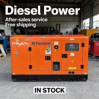 Groupes électrogènes diesel super silencieux 15KVA 20KW 25KVA 30KW 50KVA 60KVA 80KW 100KVA PerkinssRicardoCummin s Power