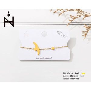 Bracciale in Acciaio Inossidabile Stile Gabbiano, Gioielli alla Moda - Product Image 3