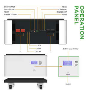 <b>48V</b>/51.2V 600Ah 30kWh Grade a Lithium Stackable <b>Batteries</b> 200Ah 400Ah 800Ah 10Kw Home Solar Energy Storage System 200Ah Lithium - Product Image 2