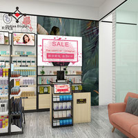 Étagère de présentation modulaire personnalisée pour magasin de cosmétiques, haute qualité, rendu 3D gratuit en 3 jours, service OEM/ODM disponible