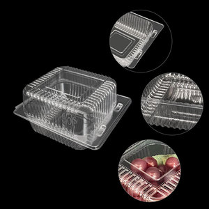 250 125 personalizzato 500 monouso in plastica trasparente pp pet fresco <span class=keywords><strong>kiwi</strong></span> blister imballaggio per frutta e verdura scatole - Product Image 2