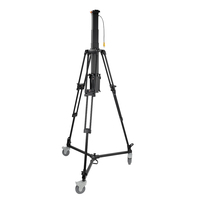 Système de trépied motorisé en aluminium E-IMAGE GAM260DS 2,2 m, conception à 3 pieds, moteur électrique, télécommande, charge maximale 30 kg