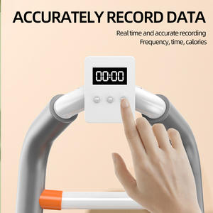 Rullo per Esercizi Addominali da Bodybuilding con Ritorno Automatico, Doppio Supporto per Gomiti, Pieghevole, in ABS PP TPR, Attrezzatura da Palestra - Product Image 4