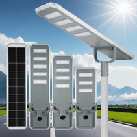 Lampe solaire LED intégrée tout-en-un pour éclairage public, prix d'usine, longue durée de vie, assurance qualité, 40W 60W 80W 100W 120W