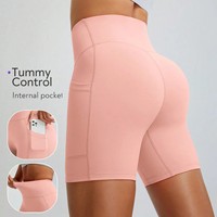 Shorts de yoga taille haute pour femme, effet push-up, absorbant la transpiration, séchage rapide, extensible dans quatre directions, sensation seconde peau, pour le cyclisme en extérieur et l'entraînement