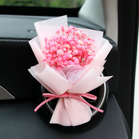 Petit bouquet artisanal de roses éternelles séchées, accessoires d'intérieur de voiture, désodorisant, décoration, cadeau pour petite amie, maison