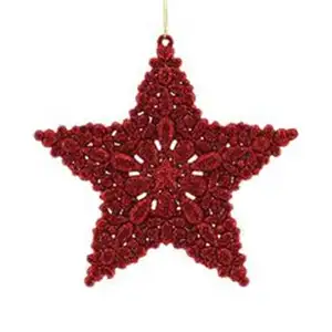 Hollow Sao giấy mặt dây chuyền cho Giáng sinh năm mới và Đảng trang trí nội thất DIY trang trí nhà và decoracion cho Xmas trang trí