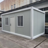 Bureaux mobiles préfabriqués sur mesure et maisons conteneurs préfabriquées avec salles de bain complètes pour usage en immeubles de bureaux et entrées de centres commerciaux (vente en gros)