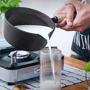 Ustensiles de cuisine personnalisés Mini Pot de supplément alimentaire pour bébé Pot à lait multifonctionnel Non collant ustensiles de cuisine Pot à soupe en fonte - Product Image 3