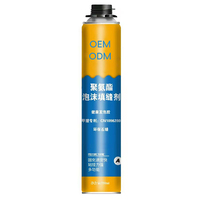 700ml mousse expansible porte fenêtre remplissage joint Pu pulvérisation mousse de montage extensible calfeutrage Pu mousse