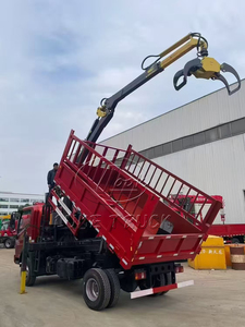 Camion benne à grappin autochargeur robuste HOWO Homan avec grappin articulé pour le transport de déchets de bois - Product Image 5