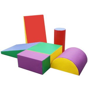 Nhà Cung Cấp Fun Cho Kid Thiết Lập Chơi Mềm Tốt Nhất Trẻ Em Trẻ Tập Đi Leo Trèo Hoạt Động Nhảy Pastel Khu Vực Chơi Mềm Cho Thuê Tiệc Softplay - Product Image 5