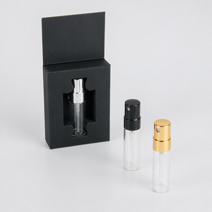 Pocket Travel Size Clear 3ml 5ml 10ml Mini Empty Glass Vial Perfume Spray <b>Bottle</b> <b>Small</b> With Packaging Paper Box - Product Image 3