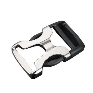 Hebilla de Liberación Lateral de Metal Jiuyuan, Aleación de Zinc Plateada, Accesorios Duraderos para Bolsos, Mochilas y Ropa - Product Image 4