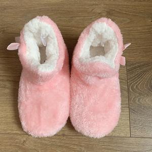 Winter <strong>Woman</strong> Girls Fleece Plush Fur Indoor Grips Warm <strong>Slipper</strong> <strong>Boots</strong> Shoes - Product Image 2