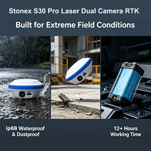 Versión Internacional Stonex S30 Pro, Láser con Doble Cámara, GPS GNSS RTK con Mapas de Google y Software Surpad Actualizable, GPS RTK - Product Image 6