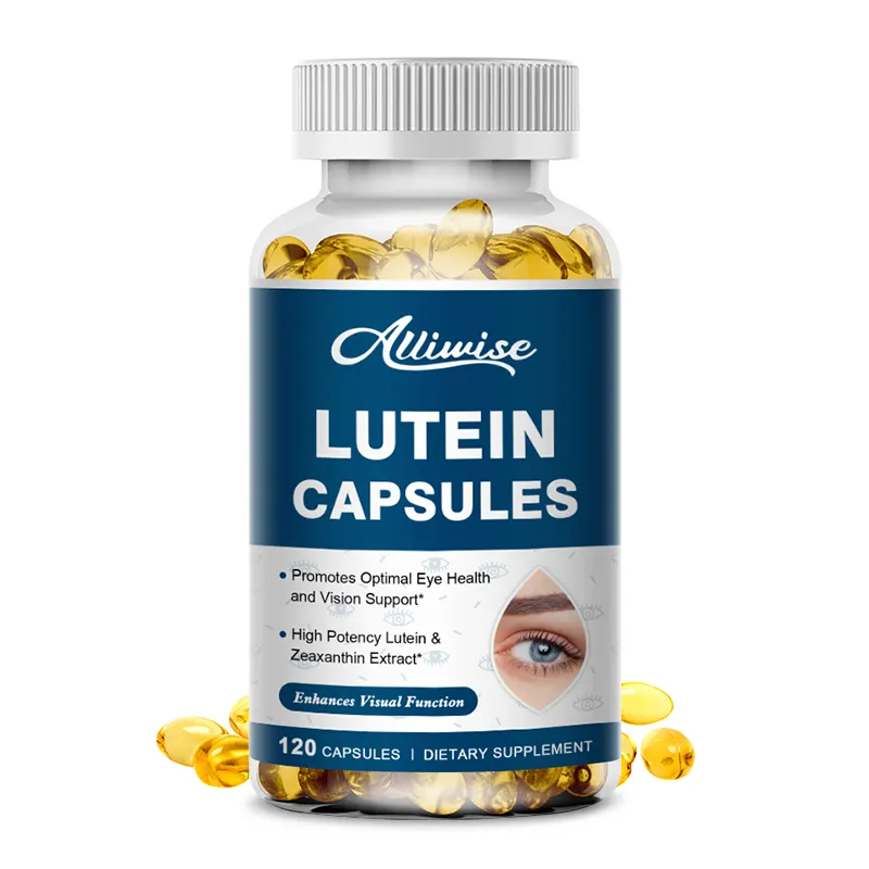 OEM 120pcs Lutein Softgel Capsules Zeaxanthin Healthy Vision Capsule Eye Care Supplements