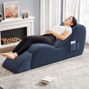 Sillones de Yoga para Adultos, Sillón Ergonómico con Cojín Lumbar y Otomana, Perfecto para Estiramiento y Relajación - Product Image 1