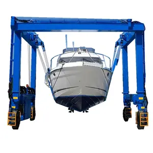 Customized design 50T 80T 100T 120T 150T 200T 320T 500T Mobile boat lifting gantry crane