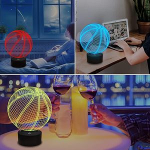Custom Photo Creative 3D Illusion Anime Acrylic IP54 <b>Table</b>/Desk Base Christmas <b>Lamp</b> Kids Room Decor LED 10W Light - Product Image 4