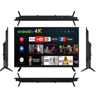 Téléviseur LED intelligent Android 4K de 32 à 75 pouces, fabrication OEM/ODM pour le marché mondial, avec utilisation hôtelière et HDTV