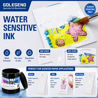 Encre hydrochrome spéciale pour sérigraphie, encre sensible à l'eau changeant de couleur blanche pour livre d'images pour enfants