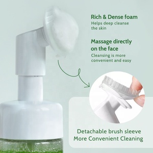 Nhãn hiệu riêng vitamin C mặt Sữa rửa mặt Mousse lỗ chân lông massage bàn chải axit amin mặt rửa Aloe Vera tạo bọt sữa rửa mặt Wit - Product Image 3