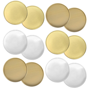 Moneda de Metal Personalizada con Logotipo Grabado en Oro y Plata, Moneda Redonda de Latón Sólido, Moneda Conmemorativa Grabada - Product Image 3