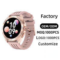 Nuovo Smartwatch da Donna 2026 con Display AMOLED, Chiamate BT, Monitoraggio Salute, Personalizzabile, Direttamente dalla Fabbrica, Vendita all'Ingrosso, MOQ Basso