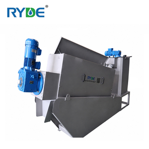 Presse à vis multi-disques RYDE en acier inoxydable, mini-presse de déshydratation de boues avec garantie d'un an et moteur - Product Image 3