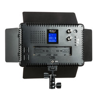 Kit d'éclairage vidéo LED VILTROX VL-S192T Panneau d'éclairage de studio photo pour appareil photo CRI 95 192PCS + Support d'éclairage pour appareil photo reflex numérique de studio