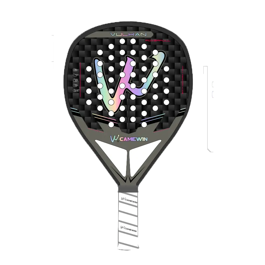 Padel vợt bãi biển quần vợt 18K sợi carbon 2024 Camewin thiết kế mới raquet Cricket BAT Bìa dropshot Tennis padel người đàn ông Túi xẻng