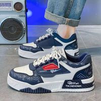 Chaussures de skate décontractées pour hommes, tendance été 2024, à semelle épaisse, respirantes, déodorantes, résistantes à l'usure et amortissantes