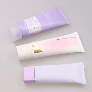 Tubes en matériaux de haute qualité emballage cosmétique en plastique personnalisé crème pour le visage D25 tube en plastique nettoyant rond pour le visage - Product Image 1