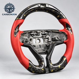 Volant de direction personnalisé en fibre de carbone avec éclairage LED pour Maserati Ghibli Levante Granturismo Quattroporte 2014 2018 - Product Image 1