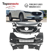 Topzonauto Neu 2017-2021 für CX-5 Frontstoßstangen-Kit mit Nebelscheinwerfern Abschleppösen-Löchern Anschraubbar Kunststoff