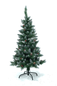Luces LED Solares con Piñas de Pino y Bayas Rojas para Árbol de Navidad, Decoración Festiva Realista para el Hogar en Invierno - Product Image 2
