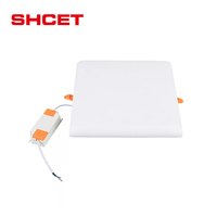 Usine OEM Réglable Encastré Rond Carré Mince Led Panneau Lumières 9W 18W 24W 36W pour Bureau À Domicile Chambre De SHCET