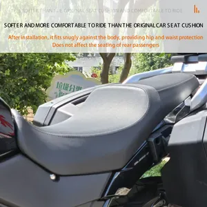 Adecuado para <span class=keywords><strong>Suzuki</strong></span> DL250, resistente a la lluvia, al desgaste, antideslizante, cuero resistente al sol, cojín de asiento de motocicleta modificado y engrosado. - Product Image 5