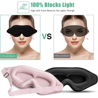 Masker Tidur 3D Mewah Laris untuk Ekstensi Bulu Mata, Menghilangkan Lingkaran Hitam, Masker Tidur Ekstensi Bulu Mata Panas yang Dipegang Tangan