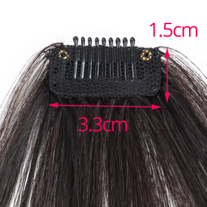AliLeader Fatti A Mano <span class=keywords><strong>Capelli</strong></span> <span class=keywords><strong>Veri</strong></span> Scoppi di Aria Anteriore Dei <span class=keywords><strong>Capelli</strong></span> Fringe Clip in Estensione Dei <span class=keywords><strong>Capelli</strong></span> Umani di 100% - Product Image 6